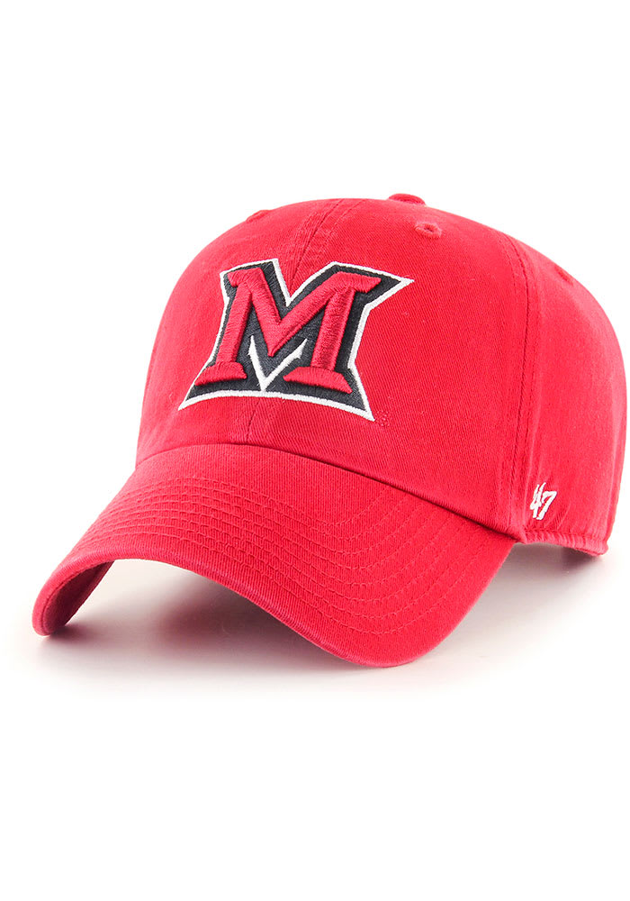 47 Miami RedHawks Clean Up Adjustable Hat - Red
