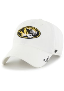 47 Missouri Tigers White Miata Clean Up Womens Adjustable Hat