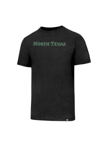 47 North Texas Mean Green Black Wordmark Short Sleeve T Shirt
