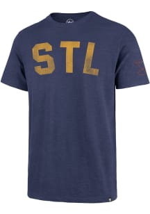 47 St Louis Blues Blue City Scrum Short Sleeve Fashion T Shirt