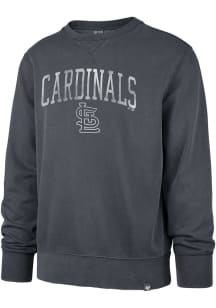 '47 St Louis Cardinals Mens Navy Blue Hudson Long Sleeve Fashion Sweatshirt