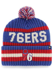 47 Philadelphia 76ers Blue Bering Cuff Mens Knit Hat