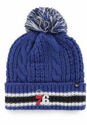47 Philadelphia 76ers Blue Sorority Womens Knit Hat