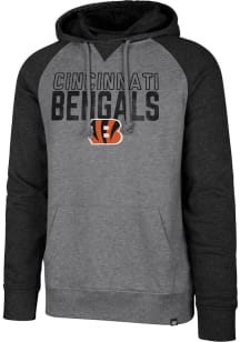 47 Cincinnati Bengals Mens Grey Match Raglan Fashion Hood