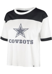 47 Dallas Cowboys Womens White Billie Short Sleeve T-Shirt