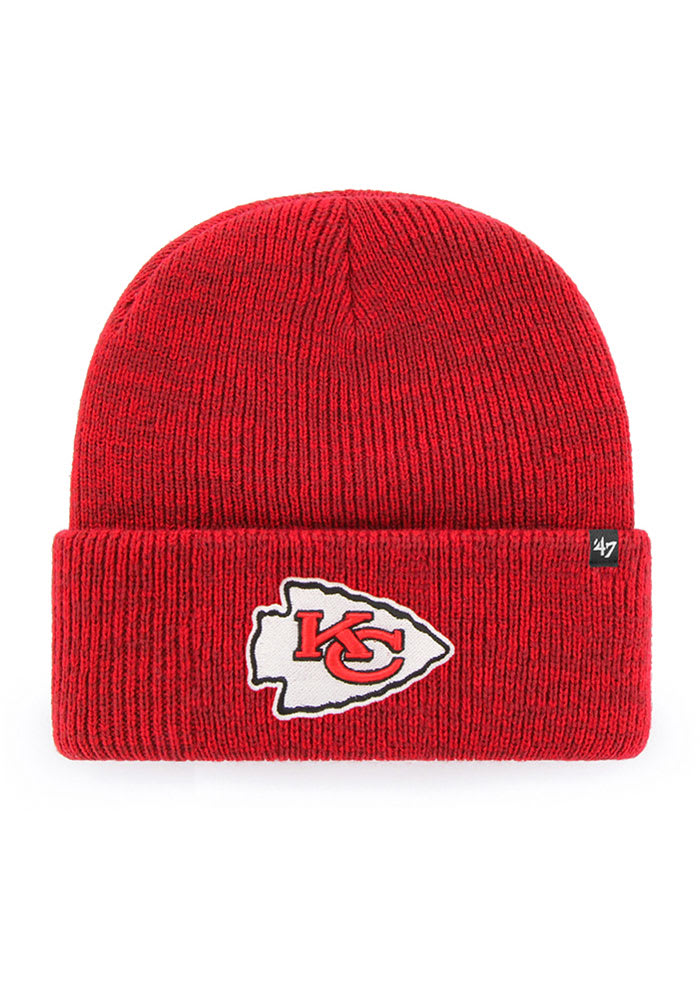 47 Kansas City Chiefs Red Brain Freeze Cuff Mens Knit Hat