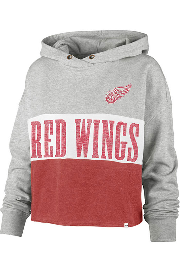47 Detroit Red Wings Womens Red Lizzy Hooded Sweatshirt