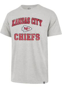 47 Kansas City Chiefs Grey Union Arch Franklin Short Sleeve Fashion T Shirt