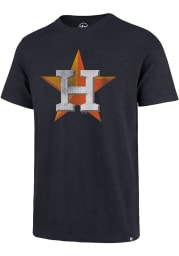 47 Houston Astros Navy Blue Grit Scrum Short Sleeve Fashion T Shirt
