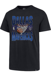 47 Dallas Mavericks Navy Blue Buzzer Beater Super Rival Short Sleeve T Shirt