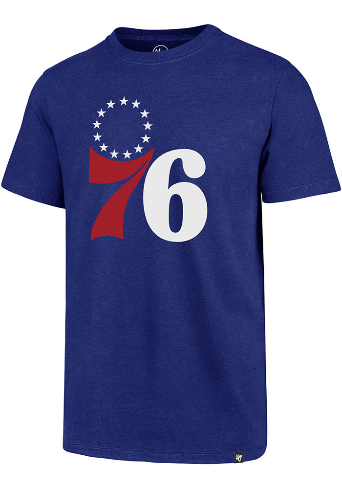 47 Philadelphia 76ers Blue Imprint Club Short Sleeve T Shirt