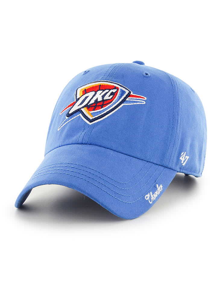 47 Oklahoma City Thunder Blue Miata Clean Up Womens Adjustable Hat
