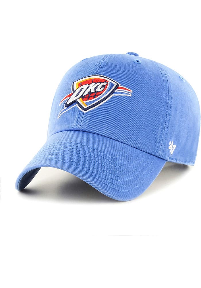 47 Oklahoma City Thunder Clean Up Adjustable Hat - Blue