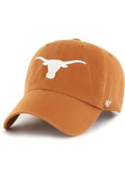 47 Texas Longhorns Clean Up Adjustable Hat - Burnt Orange