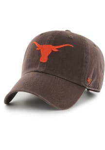 47 Texas Longhorns Clean Up Adjustable Hat - Brown