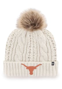 47 Texas Longhorns White Meeko Cuff Womens Knit Hat
