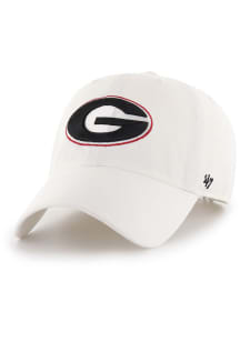 47 Georgia Bulldogs Clean Up Adjustable Hat - White