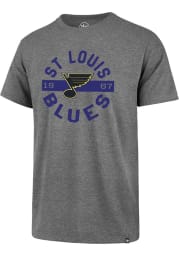 47 St Louis Blues Grey Round About Club Short Sleeve T Shirt