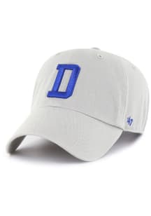 47 Dallas Cowboys D logo Clean Up Adjustable Hat - Grey