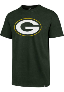 47 Green Bay Packers Green Primary Logo Club Short Sleeve T Shirt