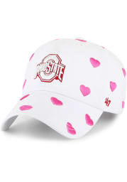 47 Ohio State Buckeyes White Surprise Clean Up Youth Adjustable Hat