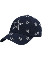 47 Dallas Cowboys Navy Blue Confetti Clean Up Womens Adjustable Hat