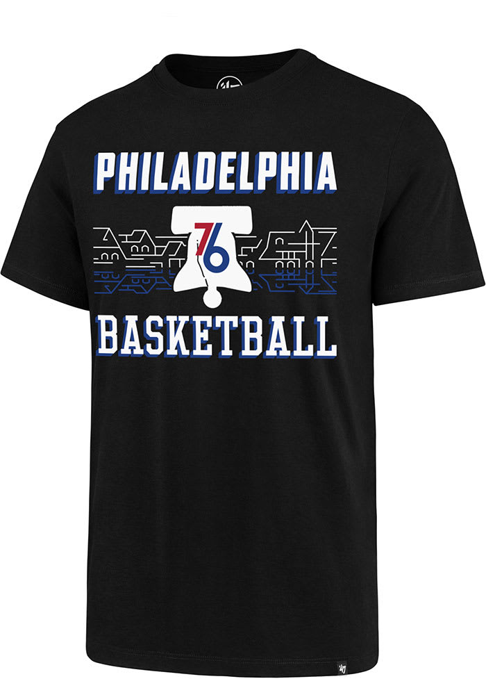 47 Philadelphia 76ers Black City Series Rival Short Sleeve T Shirt