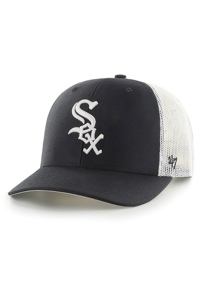 47 Chicago White Sox Trucker Adjustable Hat - Black