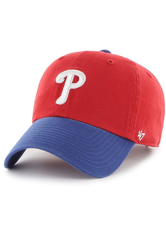 ‘47 Men's Philadelphia Phillies Red Clean Up Adjustable Hat