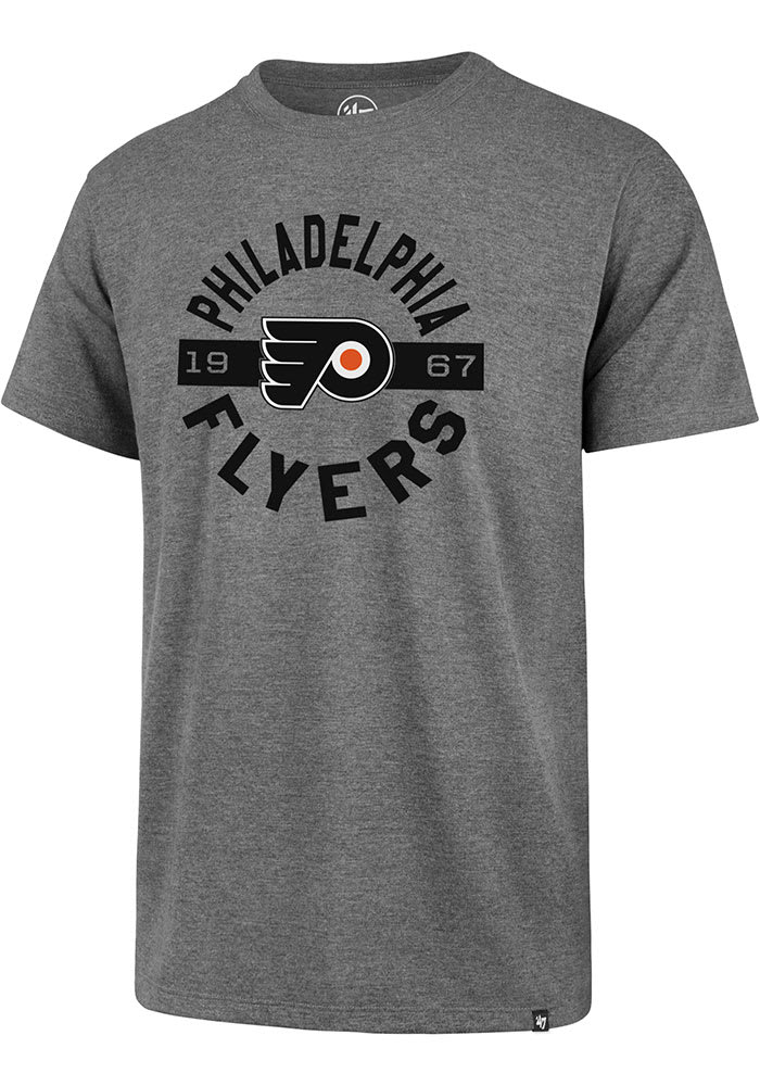 47 Philadelphia Flyers Grey Roundabout Club Short Sleeve T Shirt