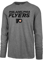 47 Philadelphia Flyers Grey Pregrame Super Rival Long Sleeve T Shirt