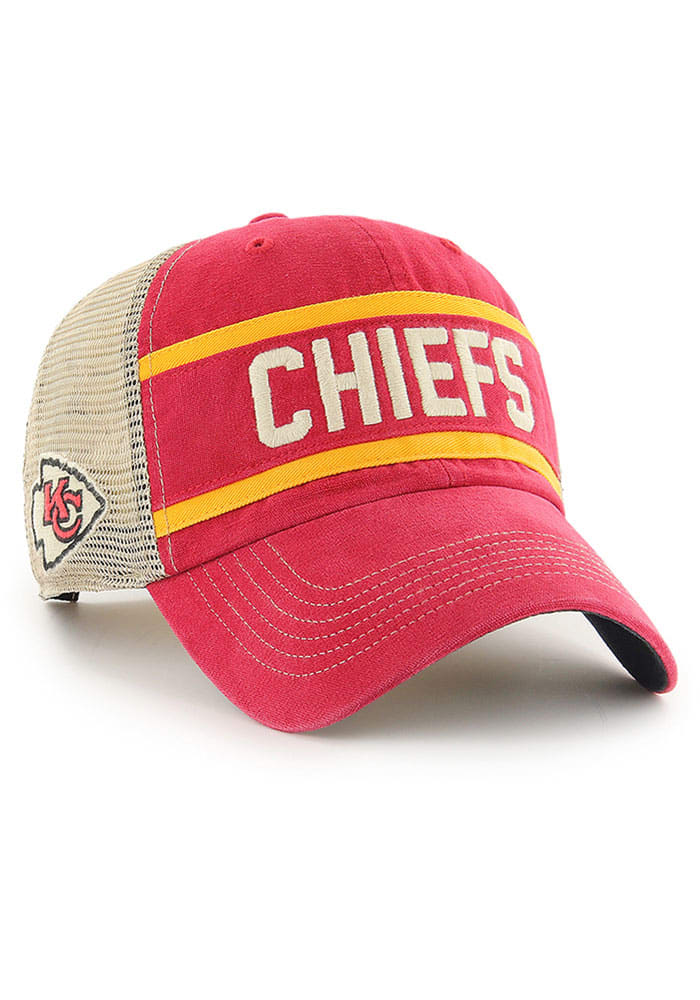 47 Youth Kansas City Chiefs Spectral White Clean Up Adjustable Hat