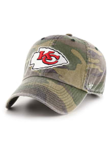 47 Kansas City Chiefs Camo Clean Up Adjustable Hat - Green