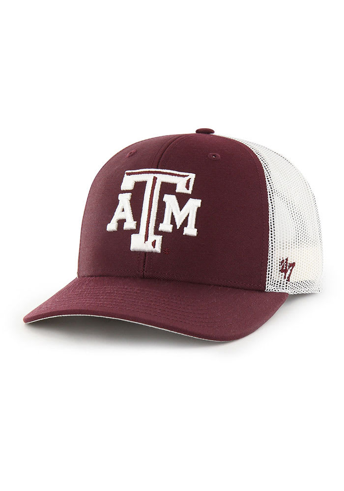47 Texas A&M Aggies Trucker Adjustable Hat - Maroon
