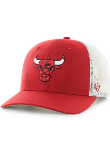 47 Chicago Bulls Trucker Adjustable Hat - Red