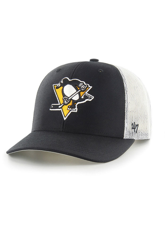 47 Pittsburgh Penguins Trucker Adjustable Hat - Black