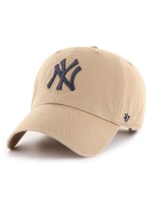 47 New York Yankees Clean Up Adjustable Hat - Khaki