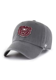 47 Missouri State Bears Clean Up Adjustable Hat - Charcoal