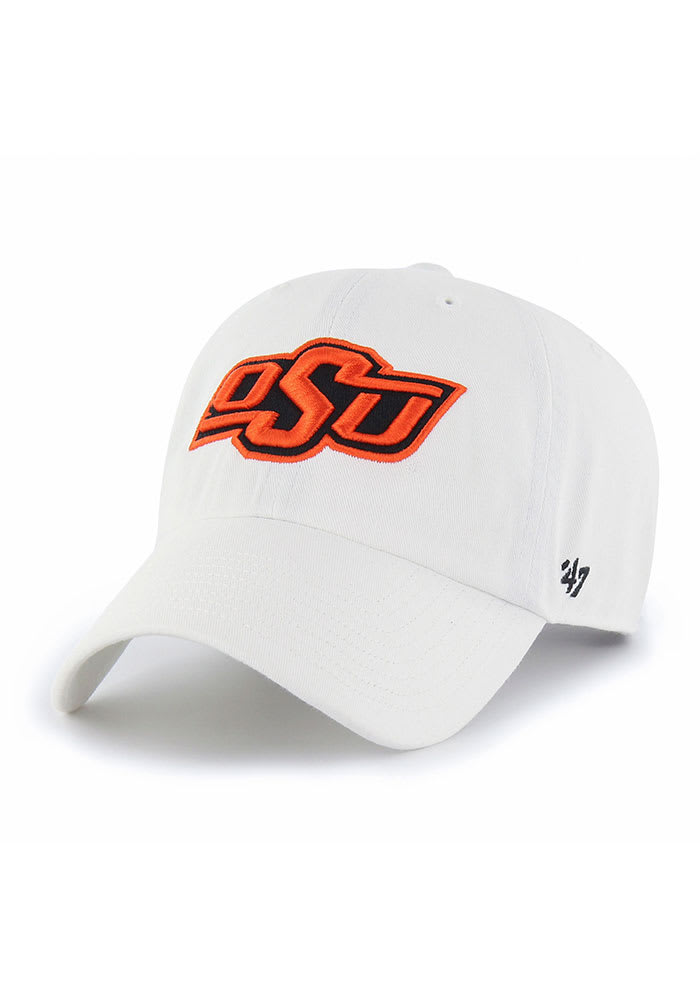 47 Oklahoma State Cowboys Clean Up Adjustable Hat - White