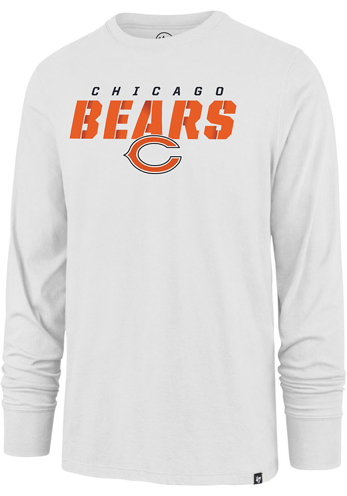 Chicago bears white hotsell long sleeve shirt