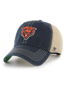 47 Chicago Bears Bear Logo Trawler Clean Up Adjustable Hat - Navy Blue