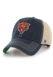47 Chicago Bears Bear Logo Trawler Clean Up Adjustable Hat - Navy Blue