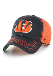 47 Cincinnati Bengals B Logo Trawler Clean Up Adjustable Hat - Black