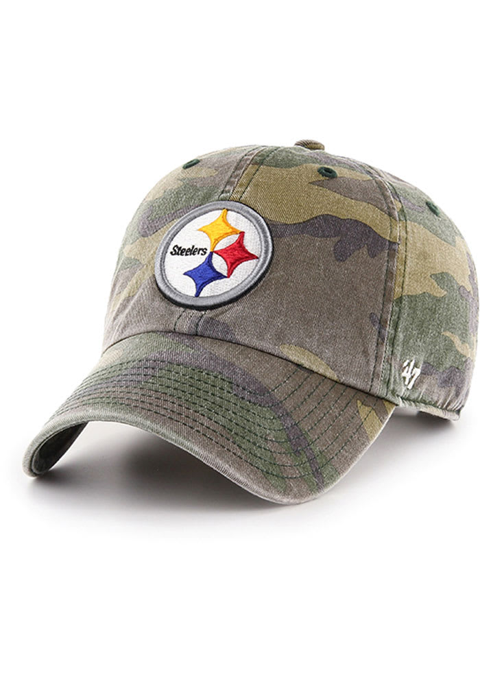 47 Pittsburgh Steelers Clean Up Adjustable Hat - Green