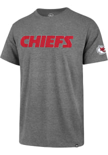 47 Kansas City Chiefs Grey Franklin Fieldhouse Short Sleeve Fashion T Shirt