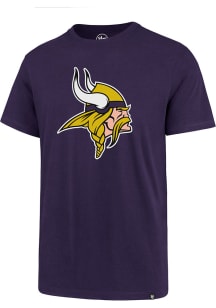 47 Minnesota Vikings Purple Imprint Super Rival Short Sleeve T Shirt