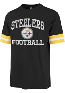 47 Pittsburgh Steelers Black Practice Short Sleeve Fashion T Shirt