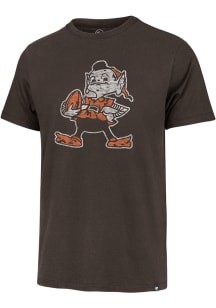 47 Cleveland Browns Brown Premier Franklin Short Sleeve Fashion T Shirt