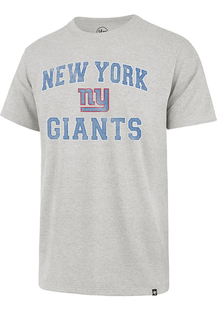 47 New York Giants Blue Premier Franklin Short Sleeve Fashion T Shirt
