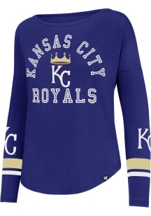 47 Kansas City Royals Womens Blue Encore LS Tee